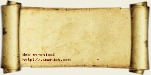 Ivka Bzenić vizit kartica